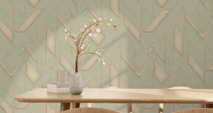 Green Embossed Icon Adawall Wallpaper 24113-3